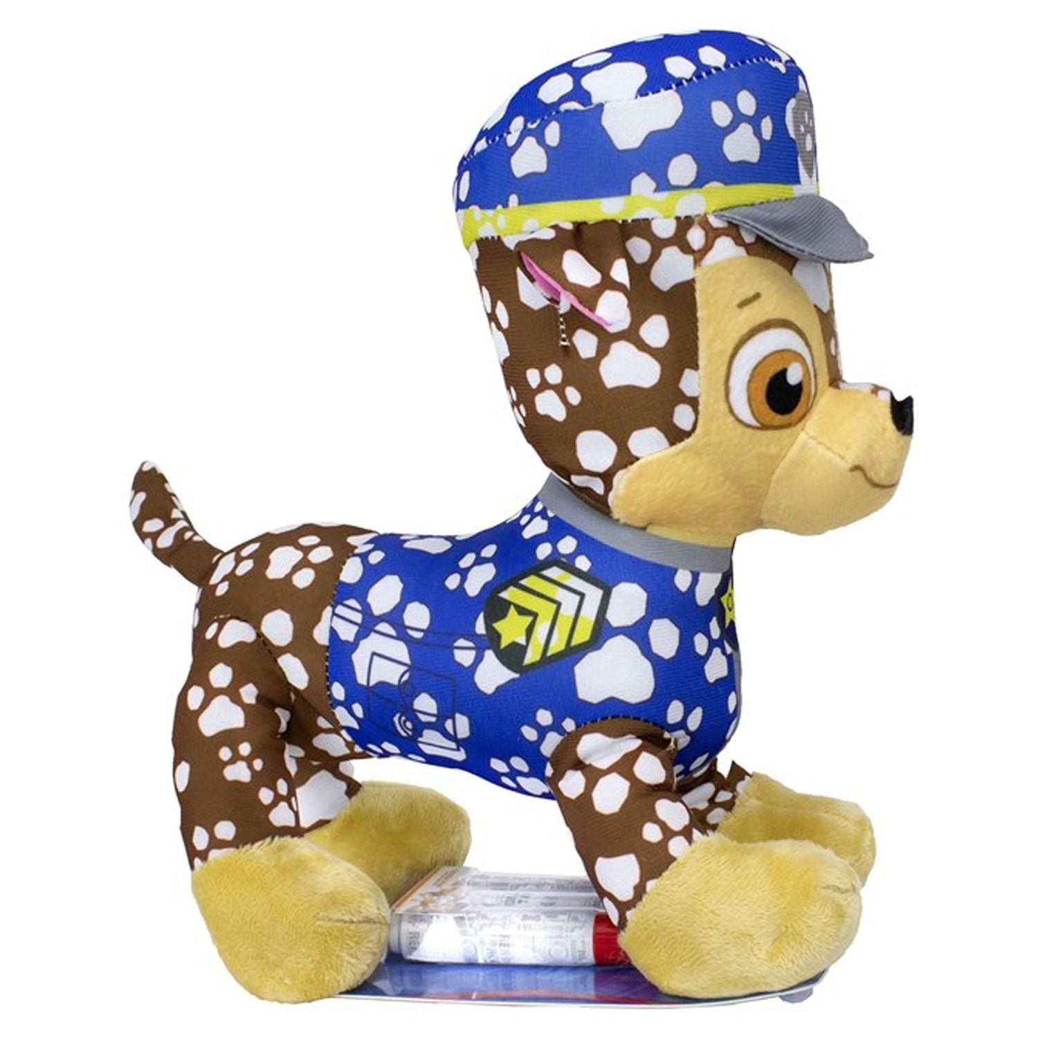 PAW Patrol Inkleur Knuffel met Stiften - Chase