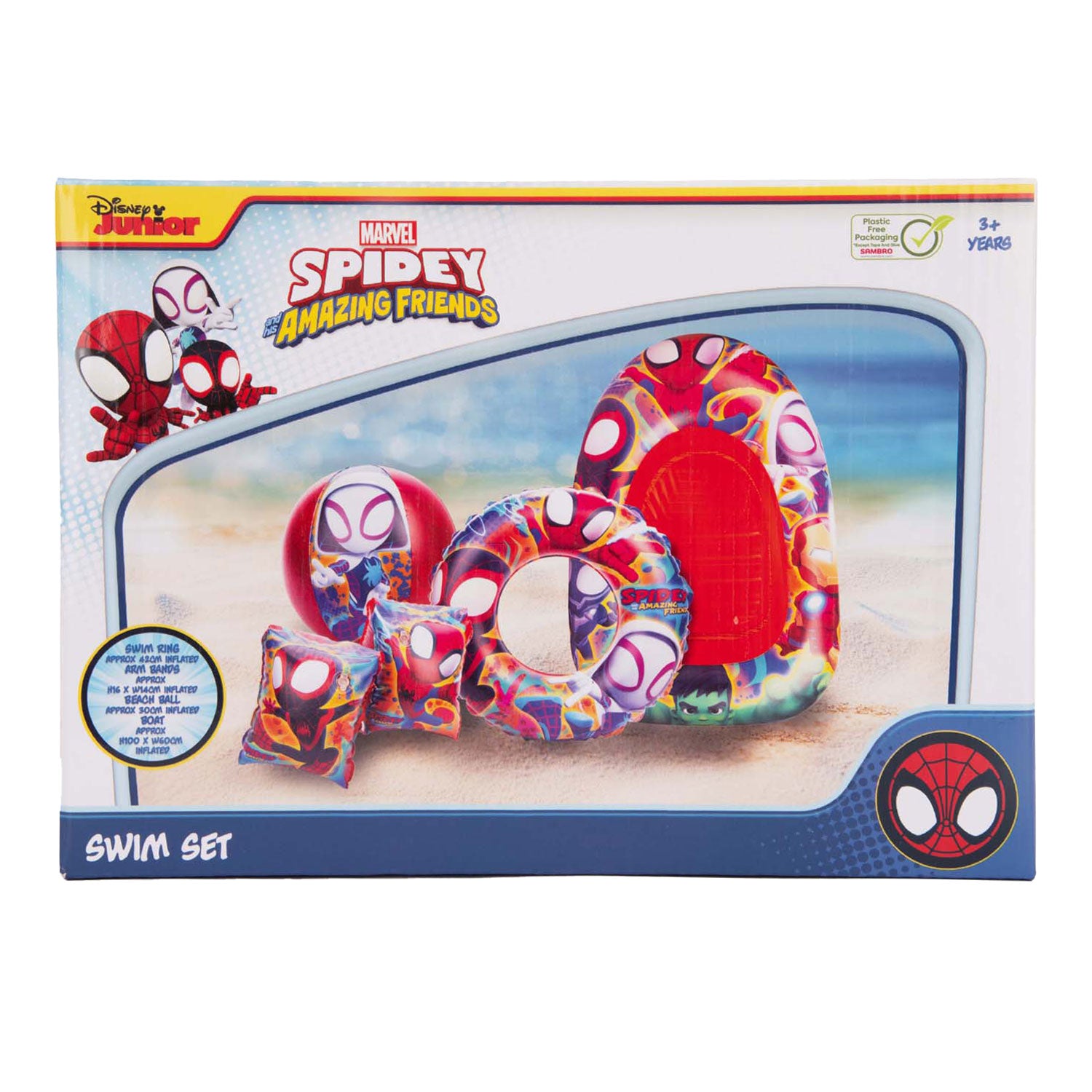 Spidey Friends zwemset met laars, 5dlg.