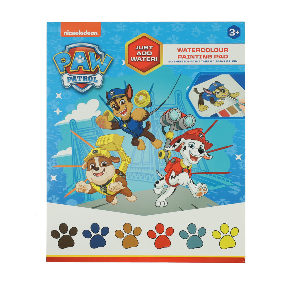 Sambro paw Patrol kleuren met water kleurblok, 27dlg.