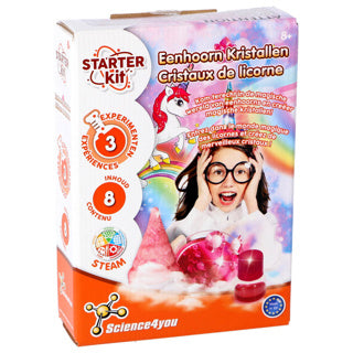Oku science4you - starter set eenhoorn kristallen