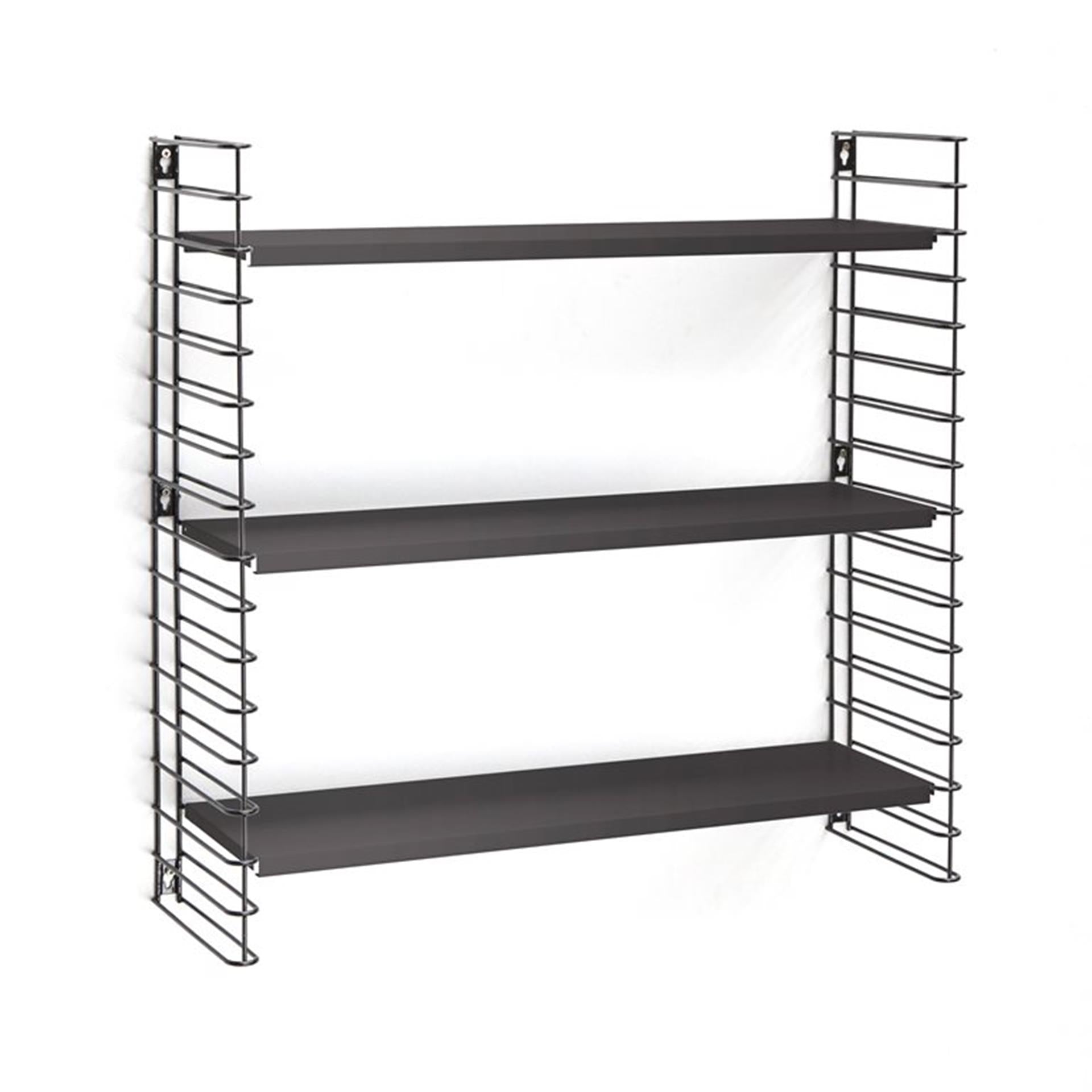 Tomado boekenrek retro zwart 70x21x68cm
