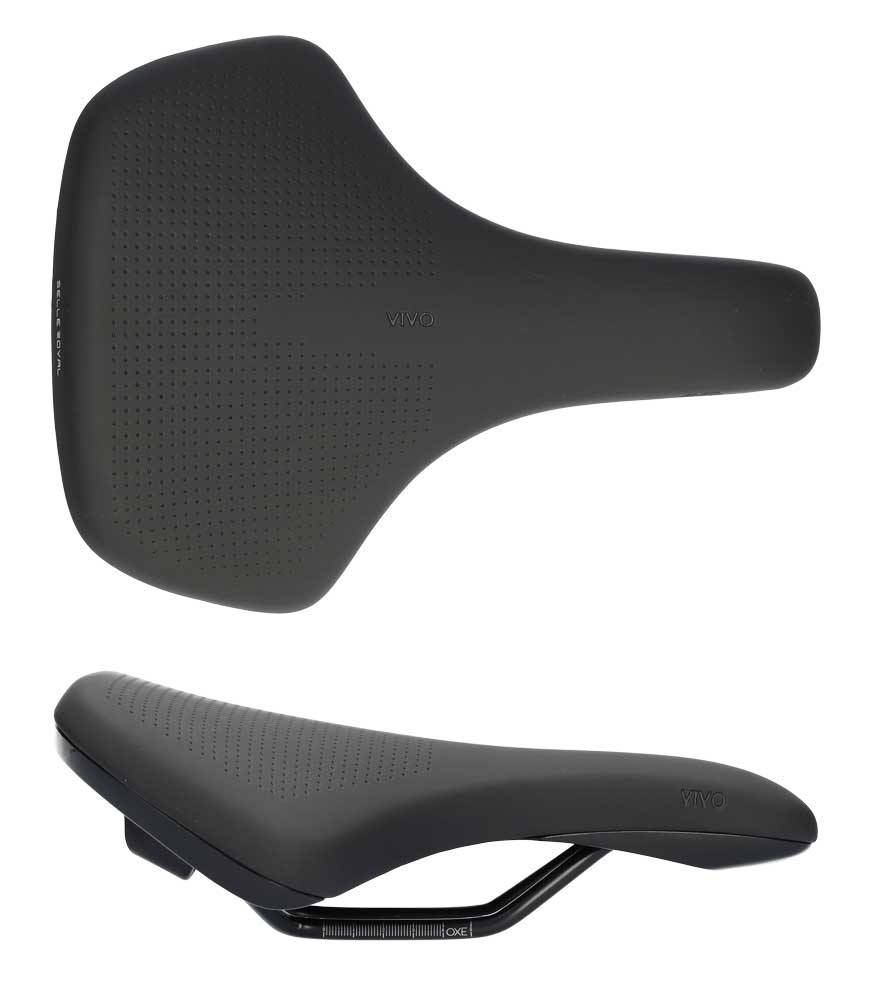 Royal selle vivo 1405 drn comfort unisex zadel zwart oem