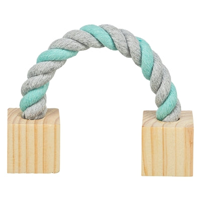 Trixie speeltouw met hout