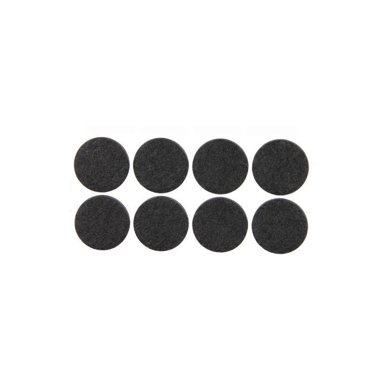 Mack 1069036 - assortiment zelfklevend vilt zwart | 12 stuks