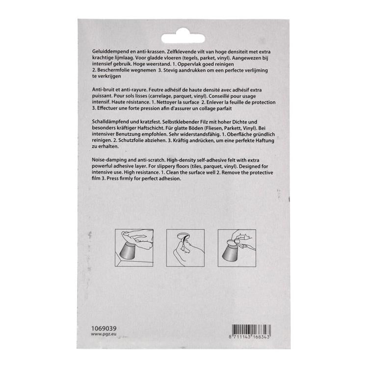 Mack 1069039 - super-vilt zelfklevend wit 112 x 150 mm 2 st pcs | 12 stuks