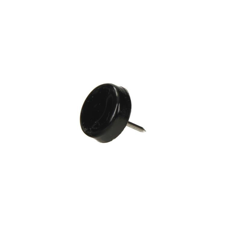 Mack 1066768 - stoelglijder nagel kunststof zwart ø 19 mm 12 st pcs | 6 stuks