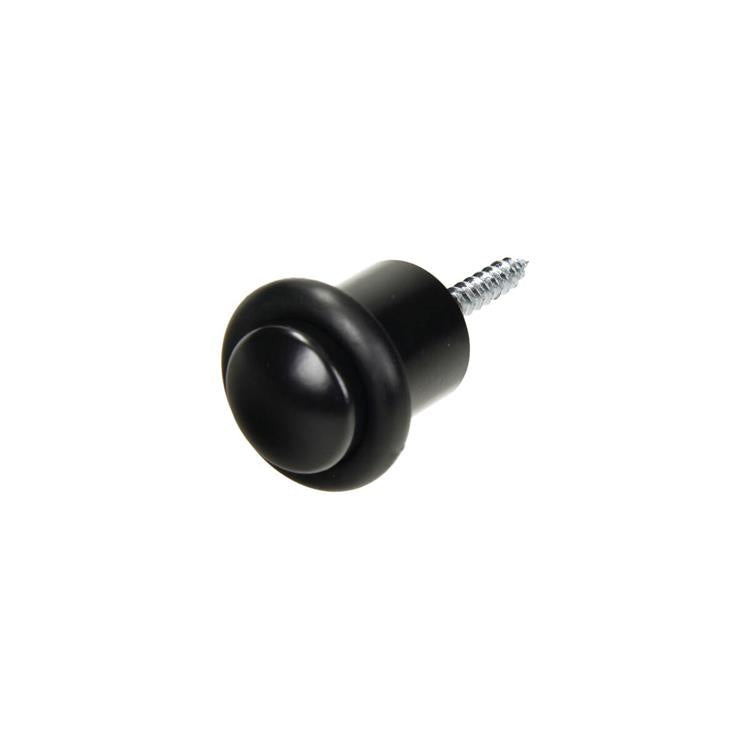 Mack 1069379 - deurstop cilindermodel zwart ø 20h30 mm 4 st pc | 6 stuks