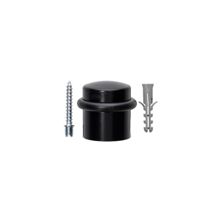 Mack 1069031 - deurstop cilindermodel zwart ø 30h35 mm 1 st pc | 6 stuks