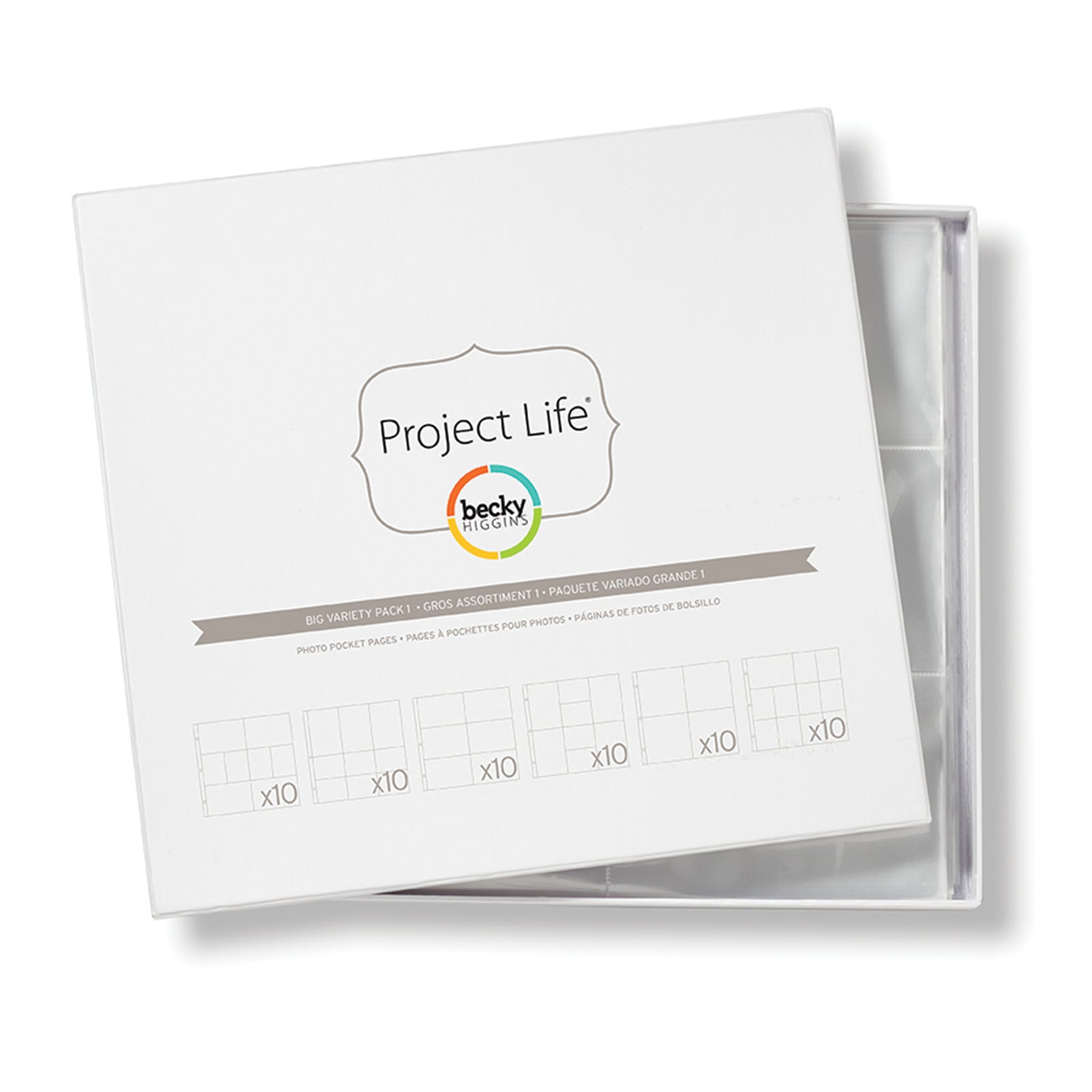 Project life • becky higgins photo pocket pages variety pack 30,5x30,5cm