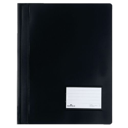 Snelhechter semi transparant durable 268001 a4 zwart