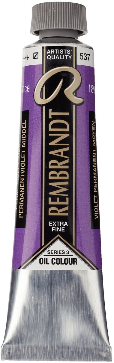 Rembrandt olieverf tube 40 ml perm.violet middel 537