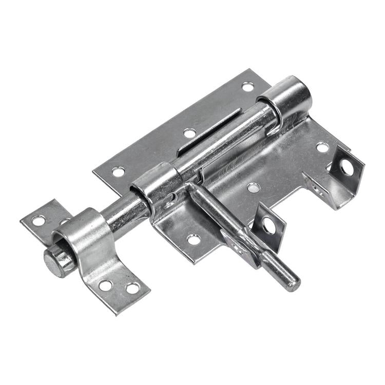 Mack 1069129 - hangslotgrendel blauw verzinkt100 mm | 5 stuks