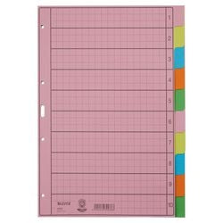 Blanco tabbladen leitz 4340 kleurenassortiment karton