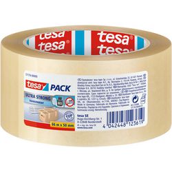 Tesa pack ultra strong verpakkingstape - 66m x 50mm - 1 stuks - transparant