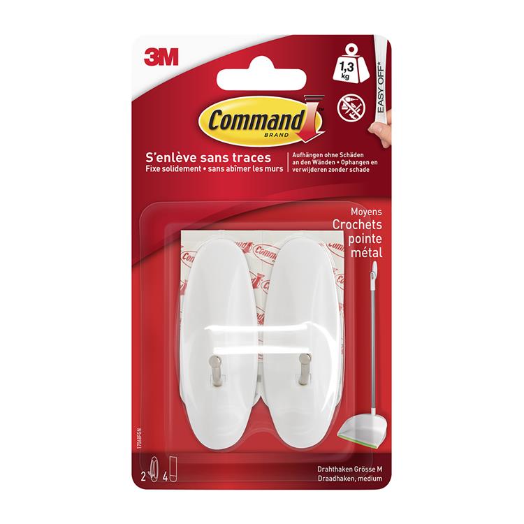 3m 1062197 - command middelgrote draadhaken 17068 | 5 stuks