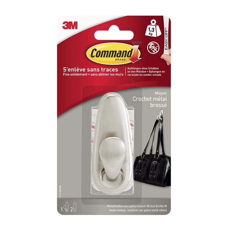 3m 1062264 - medium metalen haak | 6 stuks