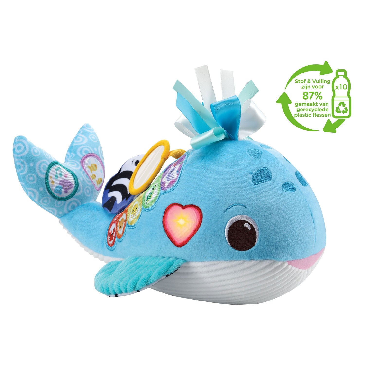 Vtech Groen Knuffel en Leer Walvis