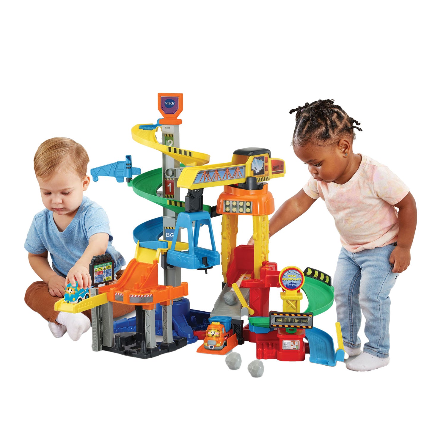 Vtech toet toet auto's mega bouwplaats