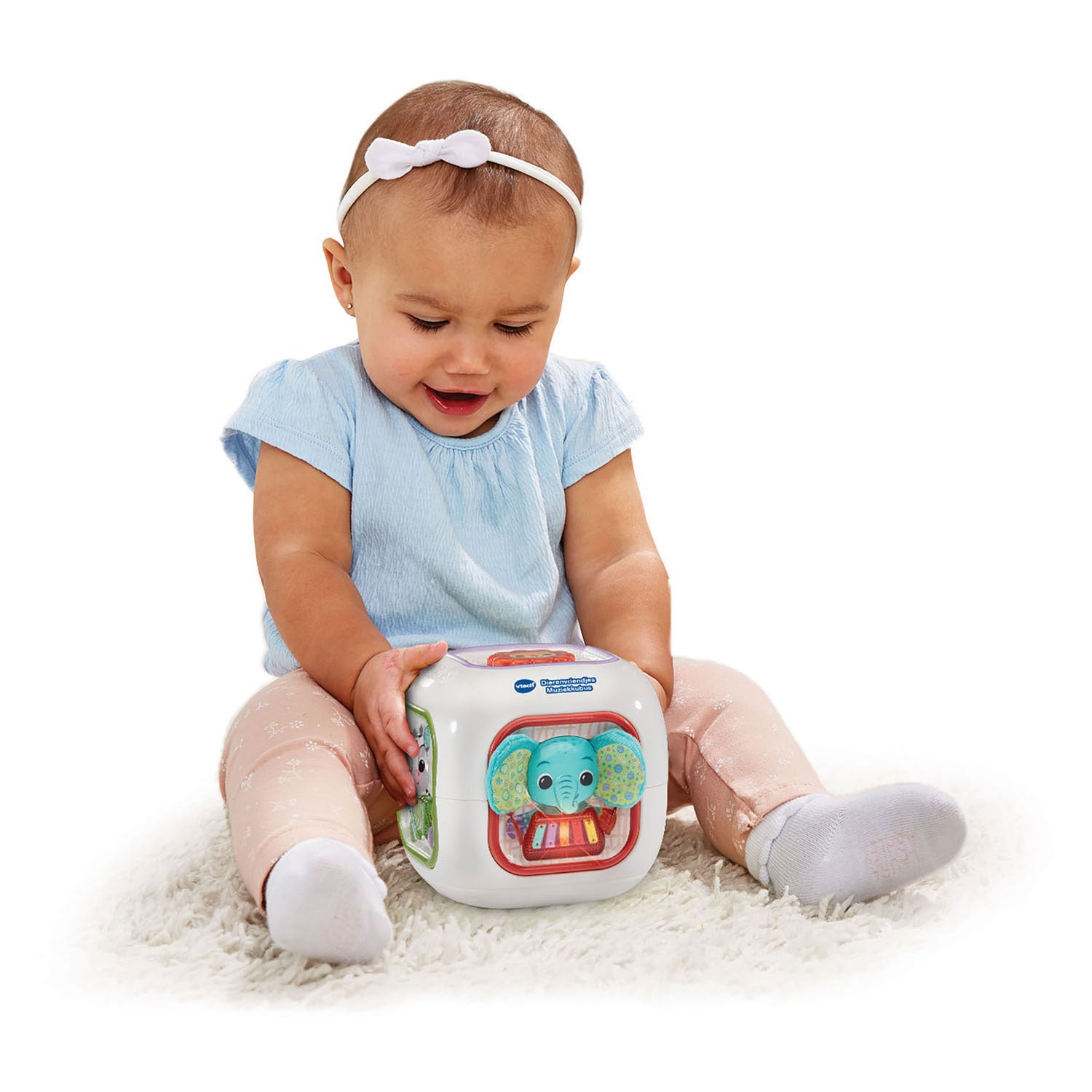 Vtech dierenvriendjes muziekkubus - educatief speelgoed - 80+ melodietjes, liedjes, geluiden en zinnetjes - speelgoed vanaf 3 maanden