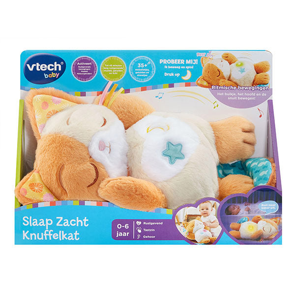 Vtech babyslaap knuffel zachtkat