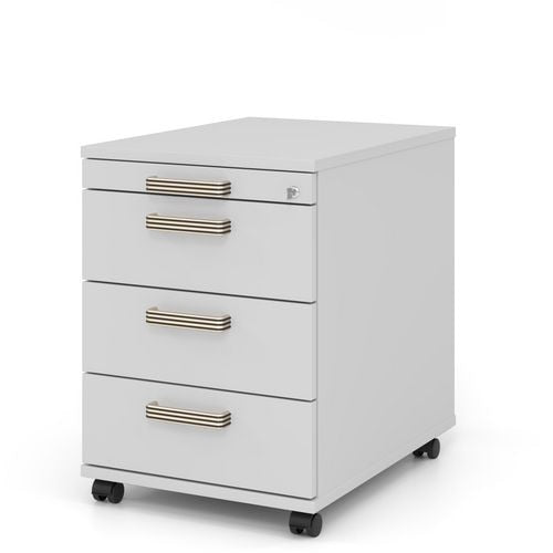 Ladenblok niceday future hout 428x580x590mm lichtgrijs