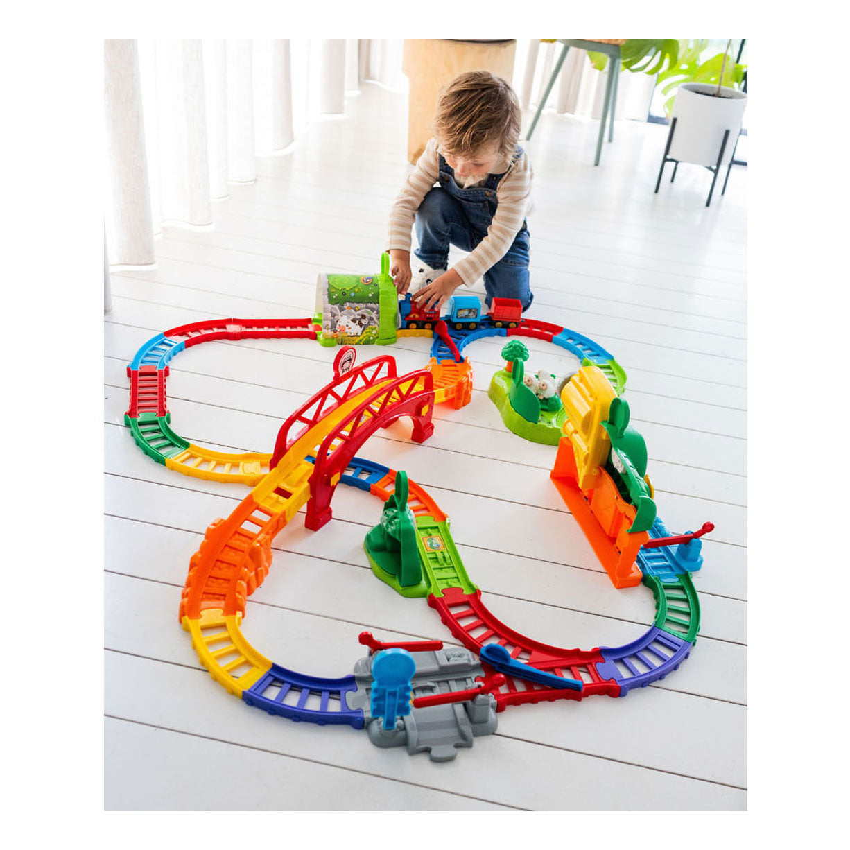 Vtech toet toet avonturen treinset + lucas locomotief