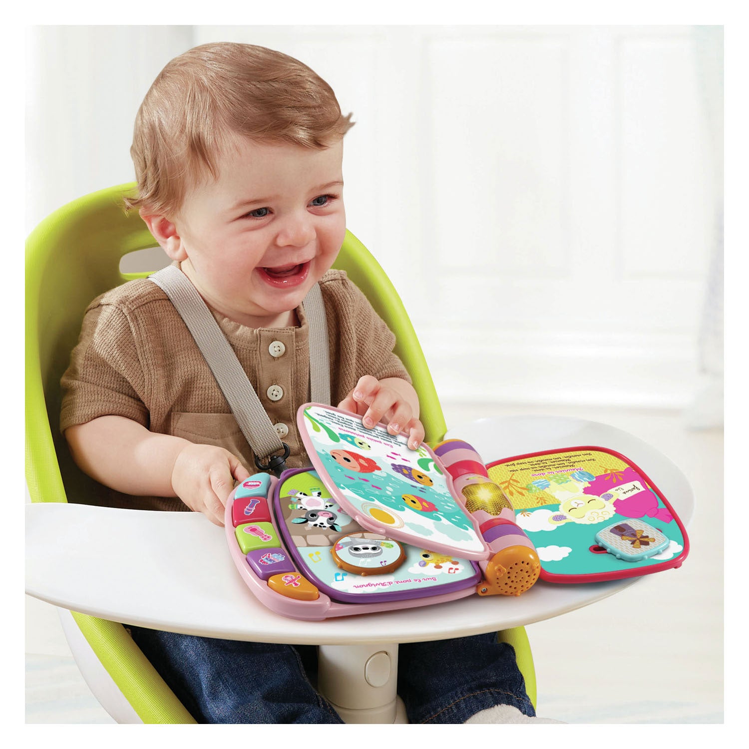 Vtech dierenvriendjes liedjesboek roze