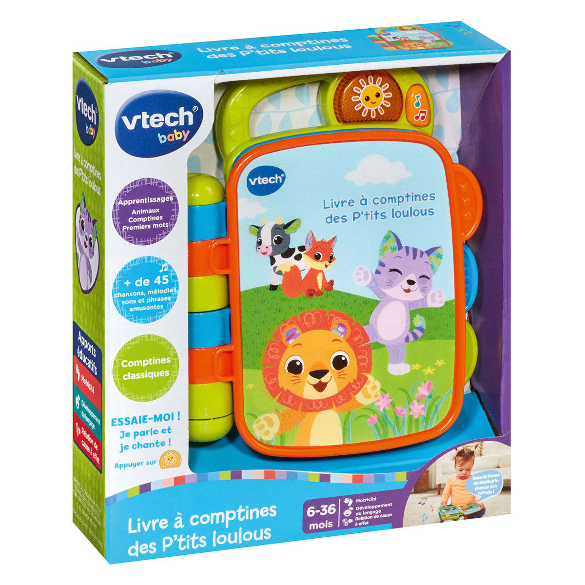 Vtech boek met kinderrijmpjes