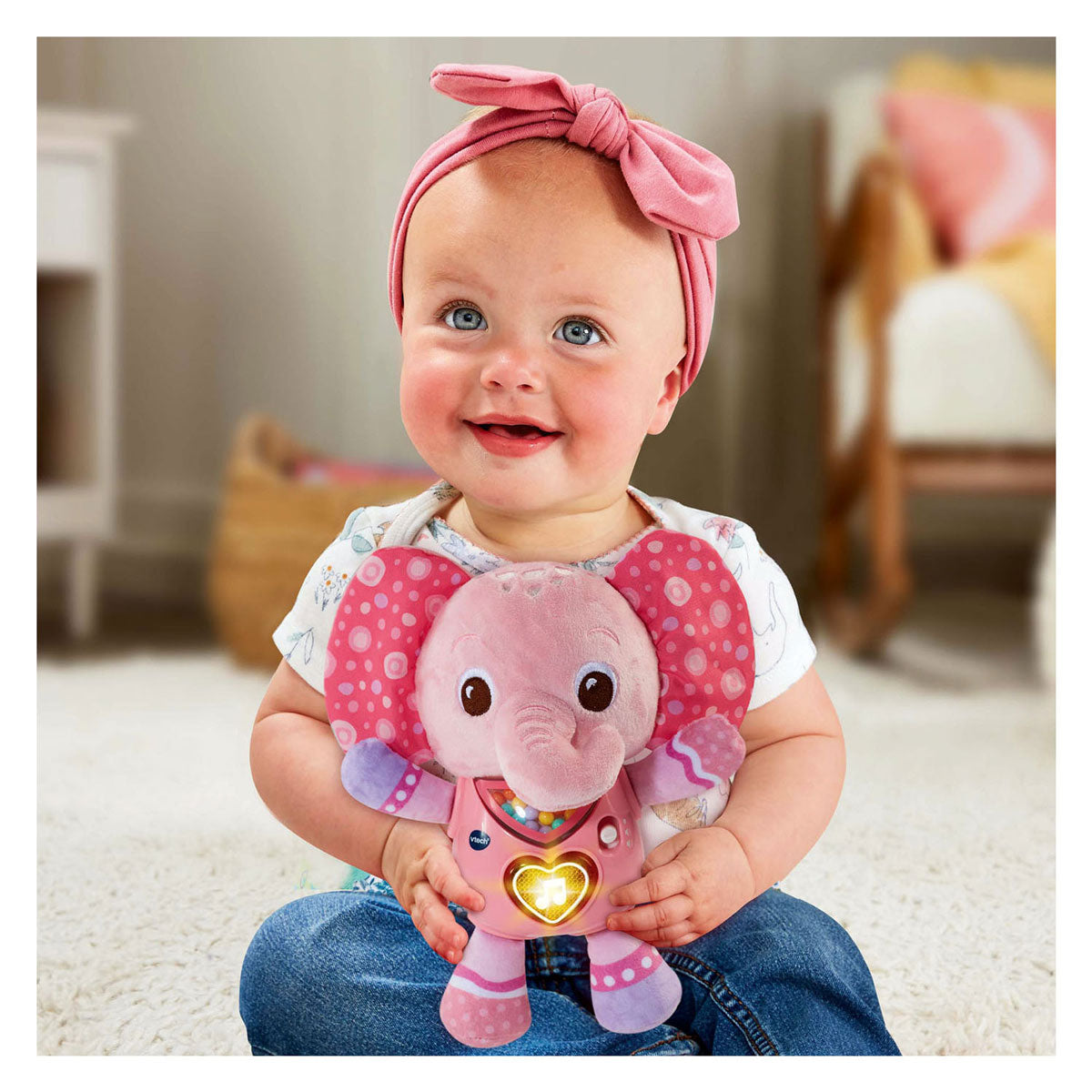 Vtech olifant met licht geluid