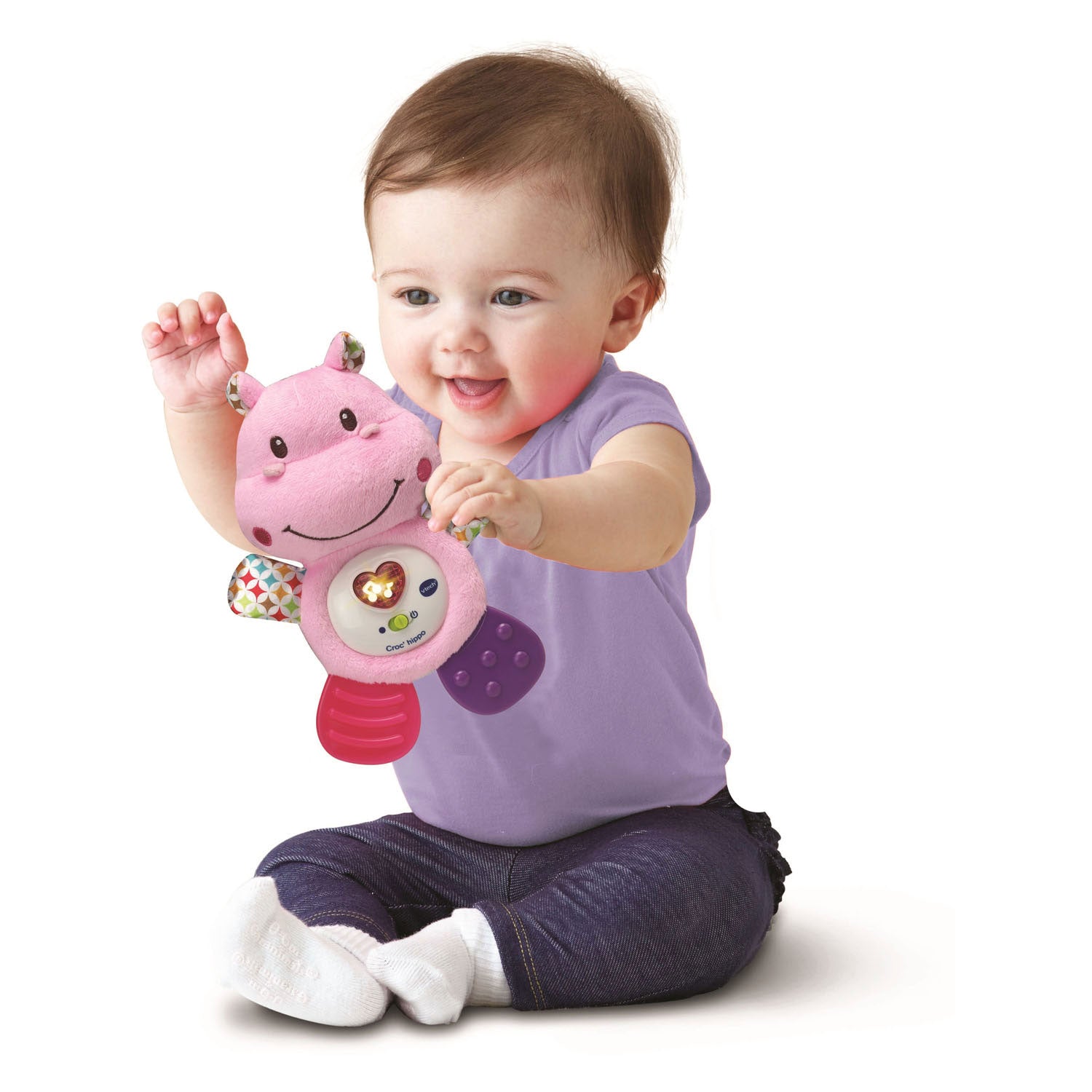 Vtech baby rammelaar croc hippo
