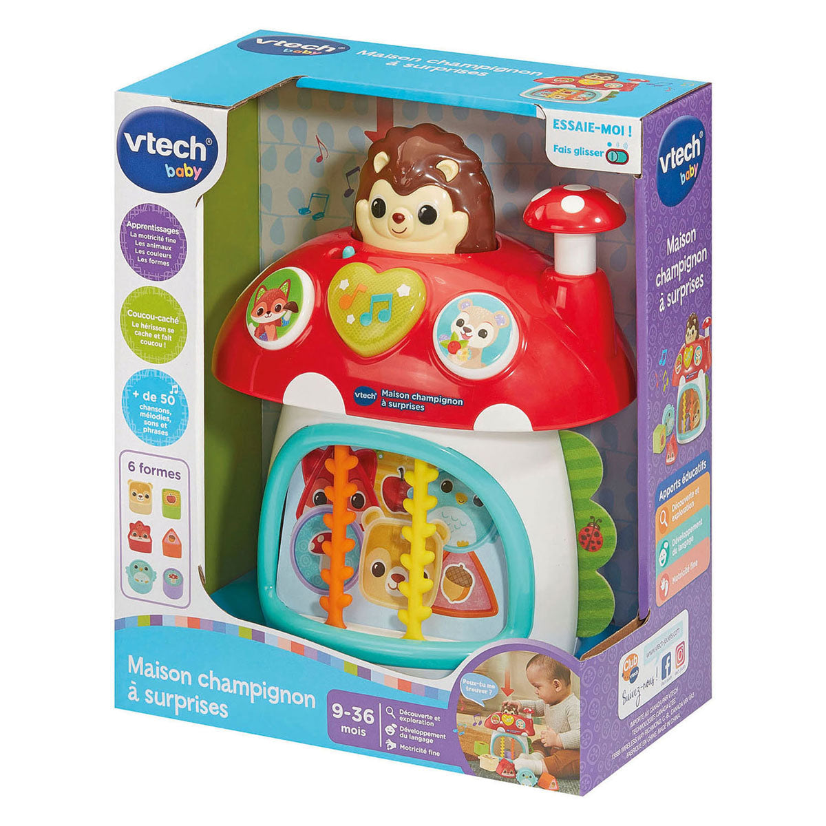 Vtech baby paddenstoel met verrassingen