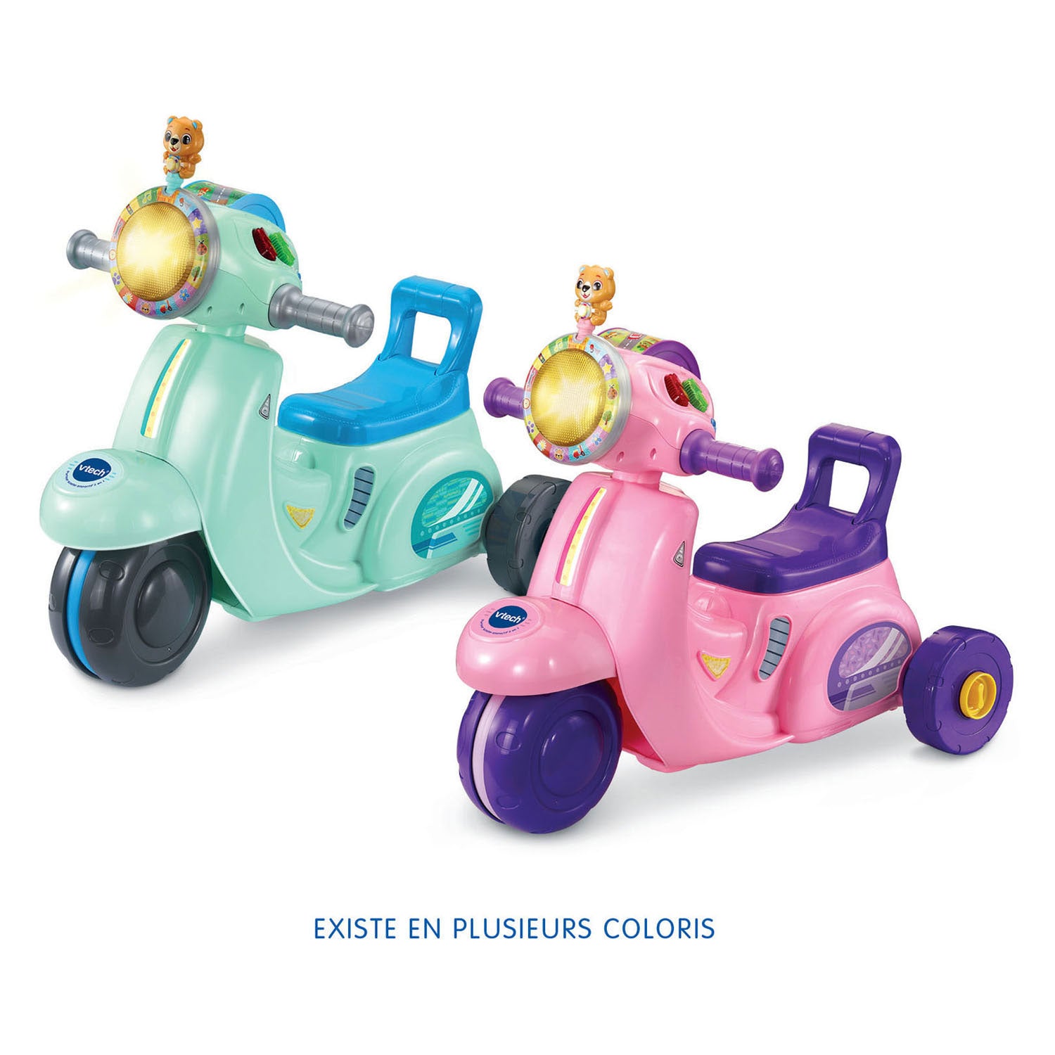Vtech baby 2-in-1 loopfiets scooter - roze
