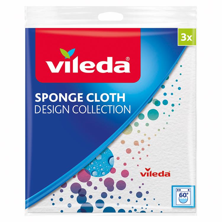 Vileda 1063145 - doeken sponge cloth design x3 | 11 stuks