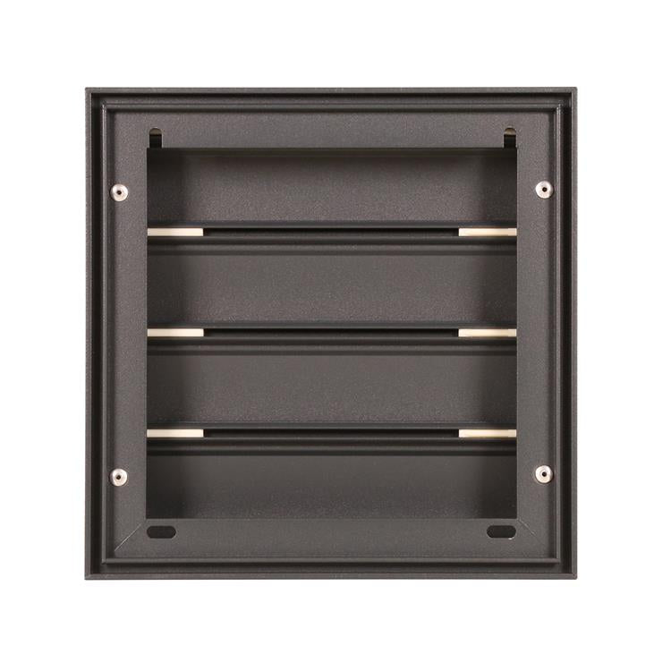 Renson 1062415 - skin opbouw dampkaprooster alu433 (173x173) structuur 7016 | 2 stuks