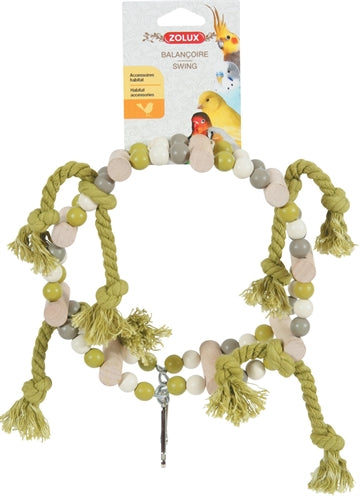 Zolux schommel houten wiel met kralen assorti