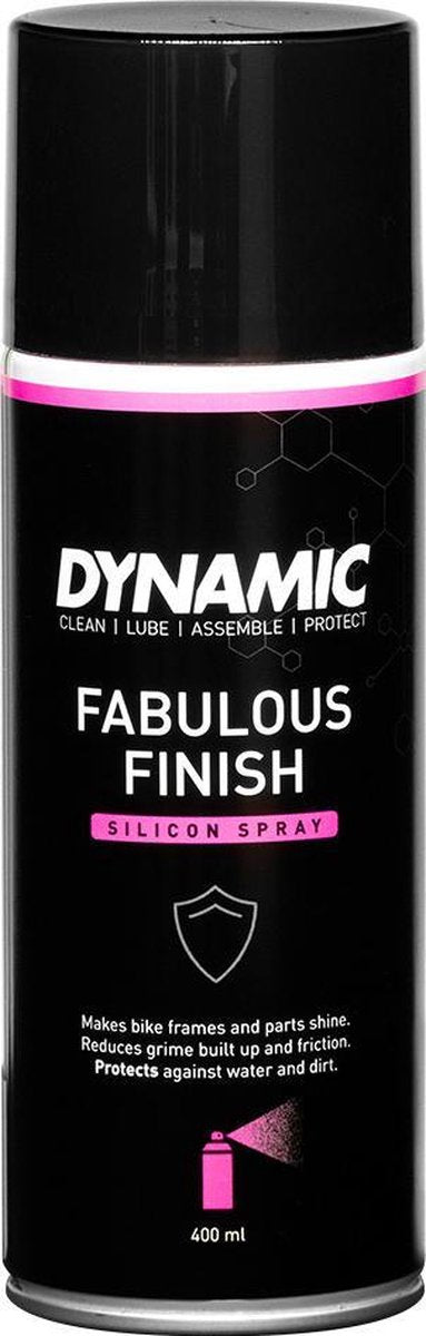 Dynamic fabulous finish silicon spray - siliconenspray fiets - fietsframe beschermen -