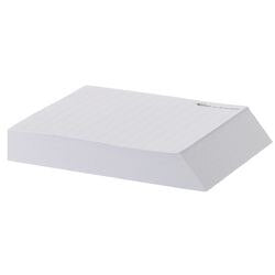 Gelinieerd papieren notitieblok könig ebhardt 98x113x20mm 90 gsm wit 170 vel