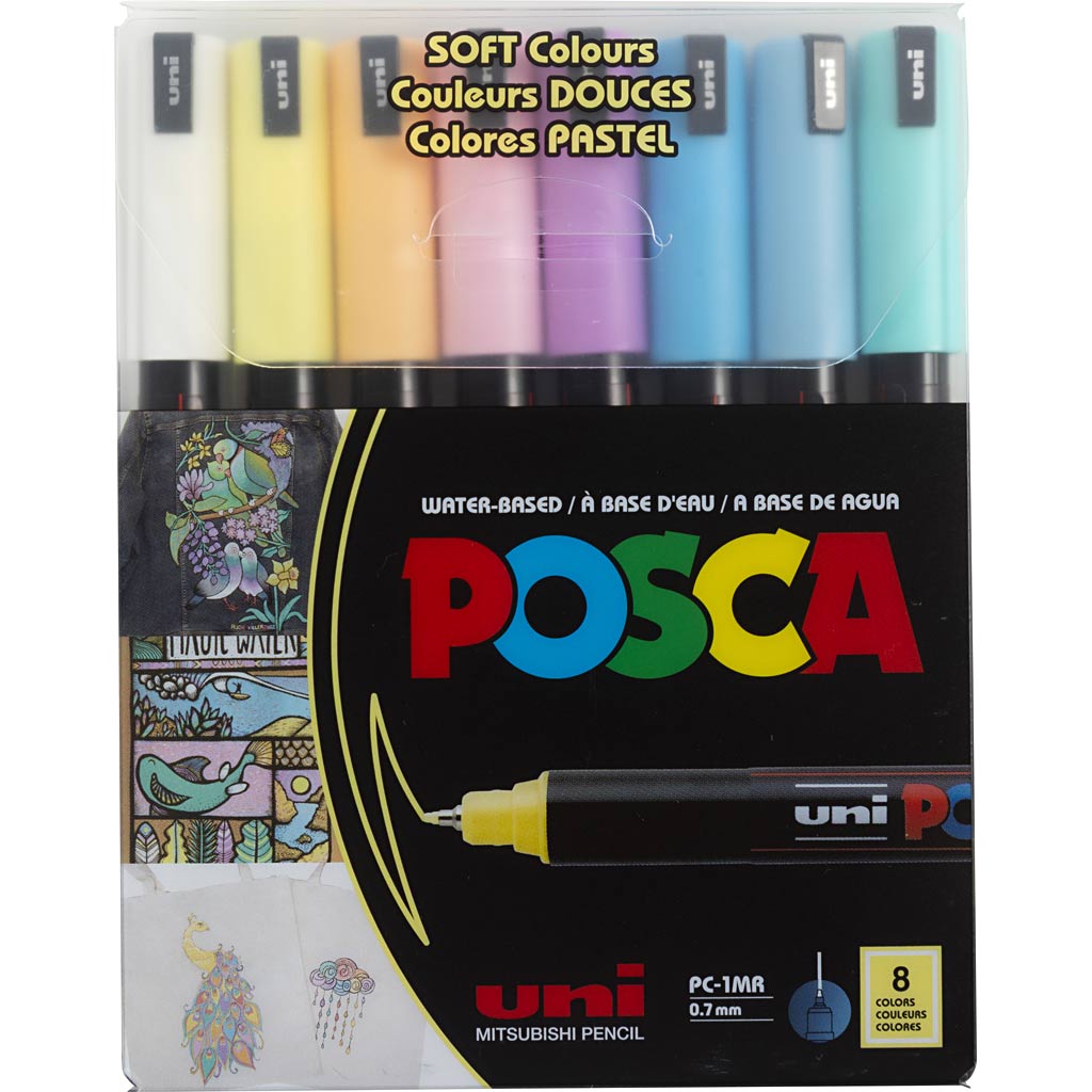 Https: www.cchobby.nl posca-marker-afm-pc-1mr-lijndikte-0-7-mm-extra-fijn-diverse-kleuren-8-div-1-doos