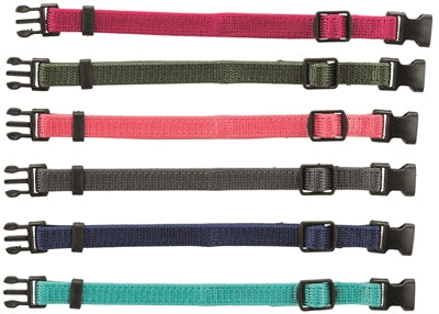 Trixie puppy halsbandset fuchsia grafiet indigo bosgroen koraal