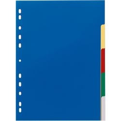 Blanco tabbladen durable 6730 5 tabs 11 gaten multikleur