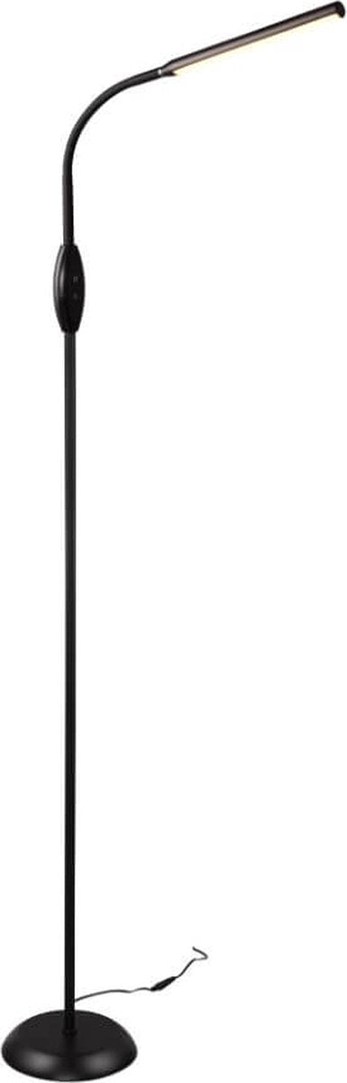 Rl live your light reality toro - vloerlamp - zwart - incl. 1x smd 5w - touch functie - aanspabare lichtkleur - flexibel