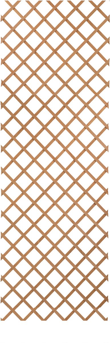 Natuurtuinlatwerk 100x300 cm hout bruin