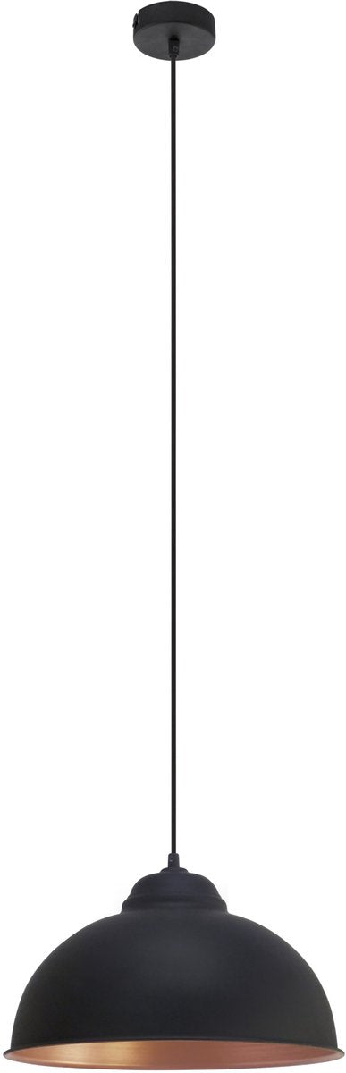 Eglo truro 2 hanglamp - ø 37 cm - zwart koper