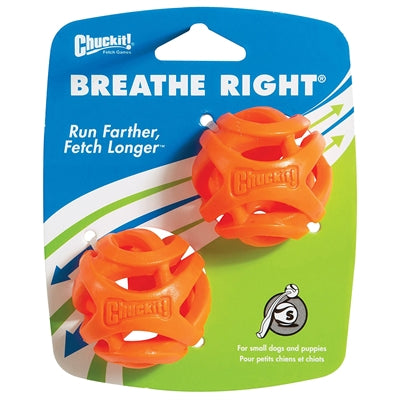 Chuckit breathe right fetch bal small oranje