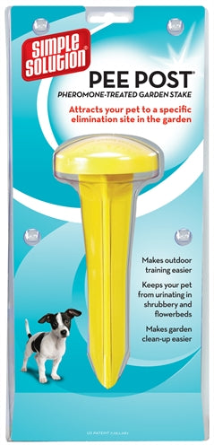 Eenvoudige oplossing puppy plaspaal buiten