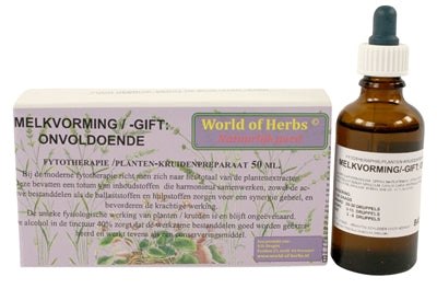 Kruidenwereld Fytotherapie onvoldoende melkvorming -cadeau