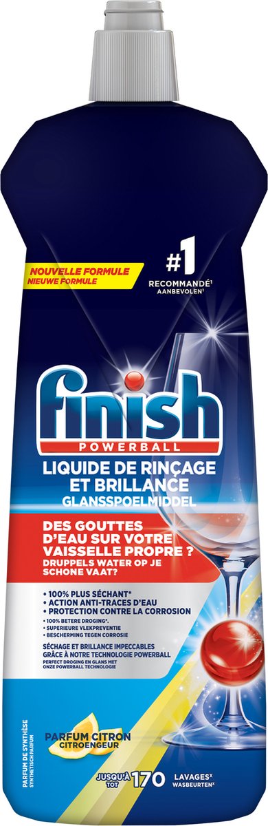 Finish glansspoelmiddel citroen - 170 afwasbeurten - 800 ml