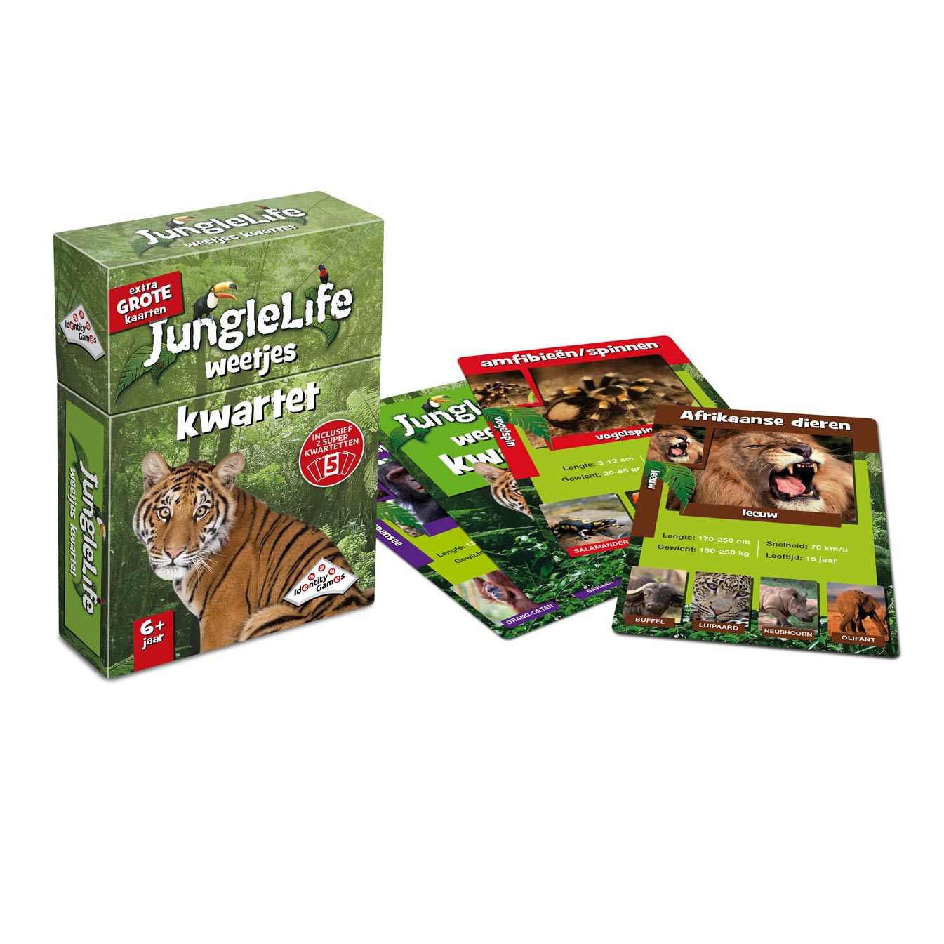 Identiteitsspellen Junglelife Weetjeskwartet