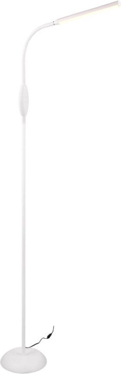 Rl live your light reality toro - vloerlamp - wit - incl. 1x smd 5w - touch functie - aanspabare lichtkleur - flexibel