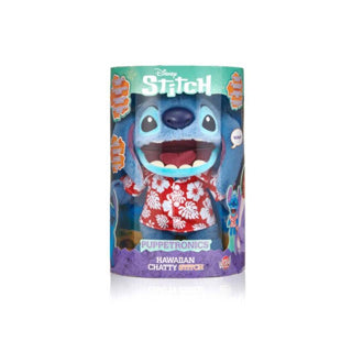 Disney stitch hawaiian chatty stitch knuffel 30 cm + geluid